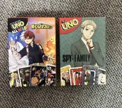 マクドナルドハッピーセットUNO僕のヒーローアカデミア　SPY×FAMILY