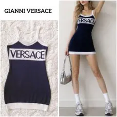 2026年最新】Gianni Versace 柄：無地 レディース ノースリーブミニ