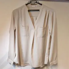 GLACIER L ベージュ 長袖シャツ　トップス