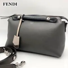 M様専用✨ FENDI バイザウェイ ミディアム バッグ 本革 2way グレー