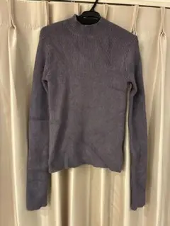 CLANE ハイネック リブニット 長袖