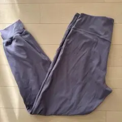 【中古】ライト紫色　ヨガパンツ ハイウエスト 2ポケット