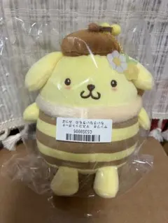 新品タグ付 ポムポムプリン ぬいぐるみポーチ みつばち サンリオ