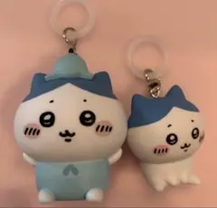 ちいかわ　はちわれ　めじるしアクセサリー ソフビキーホルダー