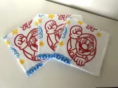 新品！任天堂スーパーマリオ　ハンドタオル　３枚