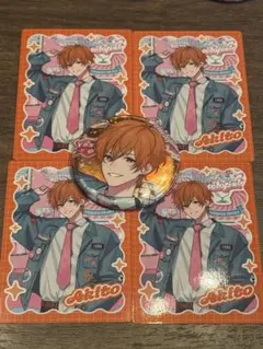 プロセカ 東雲彰人 ダイナーカフェ メロパレ 缶バッジ カード セット