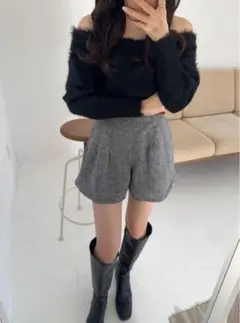 ツイード ショートパンツ