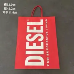 DIESEL ショッピングバッグ 赤