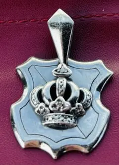 ナンバーナイン　王冠ハート涙　ブローチ NUMBER (N)INE - 正規 廃盤 ナンバーナイン 王冠ハート涙