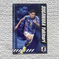 菅原由勢　サッカー日本代表チップスカード　カルビー