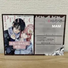 春の嵐とモンスター TSUTAYA 特典 ポストカード プロフィールカード