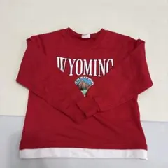 WYOMING トレーナー 赤