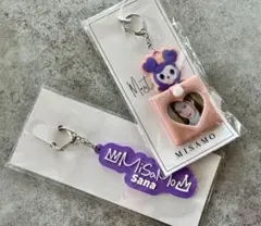 TWICE SANA LOVELYS フォトスタンドホルダー ラバーキーホルダー