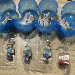 Minecraft ガチャ　スティーブ✖️3 個　TNT✖️1