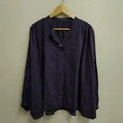 M11906 Z of ZAMPA Organic コットンブラウス 長袖