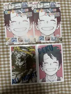 ヒロアカ　ヒロアカ展　原画展　ワンシーンカード　コレクション　デク　オールマイト