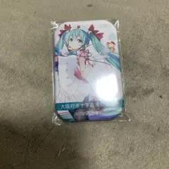 初音ミクの日 2026 大阪 献血 ノベルティ スクエア缶バッジ 会員限定 新品