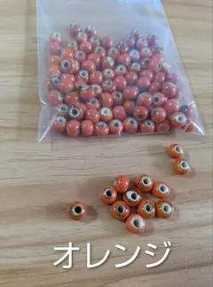 30個セット　オレンジホワイトハーツビーズタディ＆キングゴローズgoro’s等