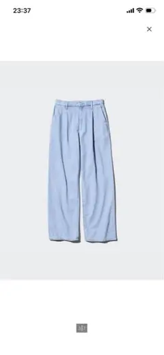 UNIQLO ドレープデニムタックパンツ Lサイズ