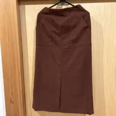 BEAMS ブラウン タイトロングスカート Mサイズ　新品未使用