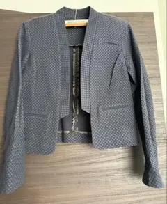 コテラック ショート丈ジャケット ネイビー