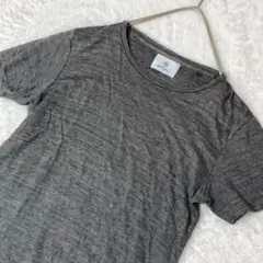 リヴォラ　RIVORA　Tシャツ　トップス　ダークグレー　麻　S