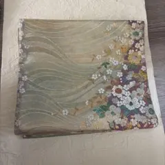 高級 袋帯 正絹 六通柄 桜柄 サクラ フォーマル 訪問着 振袖