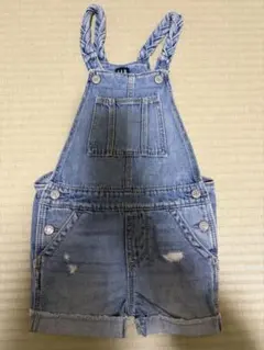 GAP デニムショートオーバーオール