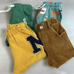 80cm 裏起毛　ロングパンツ　4点　まとめ売り　breeze他