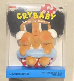 CRYBABY Vacation Mode On ミニクロスボディバッグ レッド