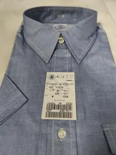 J.PRESS シャツ 半袖 ブルー 39 ⑯のサムネイル