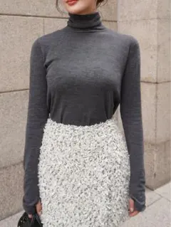 最終値下げHYEONヘヨン♡swan skirtフレアスカート HYEON swan skirt