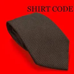 ☆SHIRTS　CODE　シャツコード　TAKA-Q　ネクタイ　ブラウン　ドット