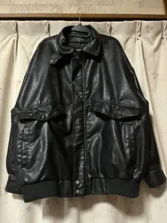 CLEL フェイクレザージャケット