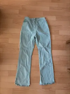 CIAOPANIC TYPY ブーツカットデニム　パンツ　グリーン　緑