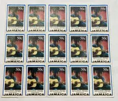 ボブ マーリー 切手 ジャマイカ購入品 ボブ・マーリー 生誕50周年記念切手 当時品 ジャマイカ政府発行