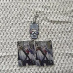 カラフルピーチどぬくトレカ、キーホルダーセット