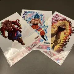【新品】DB ドラゴンボールヒーローズ 一番くじ F賞 クリアポスター3種