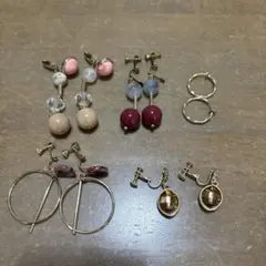 まとめ売り イヤリング 6点セット