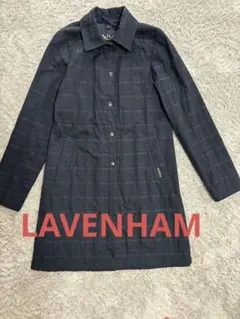 LAVENHAM チェック柄キルティングコート