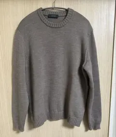 ザノーネ ZANONE クルーネック 正規品 グレージュ バージンメリノウール