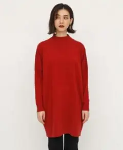 SLY オーバーサイズ ハイネック ニットワンピース