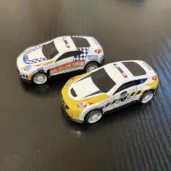 ポリスカー　ミニカー　2台　プルバックカー