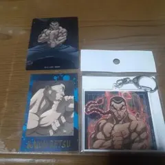 烈海王　範馬刃牙　刃牙道　アクリルキーホルダー　クリアカード　スナップショット