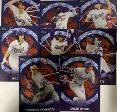 topps tokyo series ドジャース　インサート　8枚