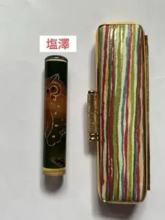 未使用印鑑　おしゃれはんこ　ふくろう　ケース付き