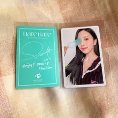 harehare twice ミナ　トレカ　ソロ盤　限定盤　⑨