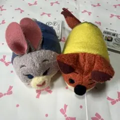 TSUM TSUM ツムツム　ズートピア ぬいぐるみ ニック　ジュディ