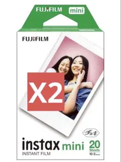 富士フイルム チェキフィルム instax mini 20枚 X2