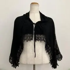 Ozz Oneste 2wayボレロ変形ショール　蝶プリントと花刺繍のサムネイル